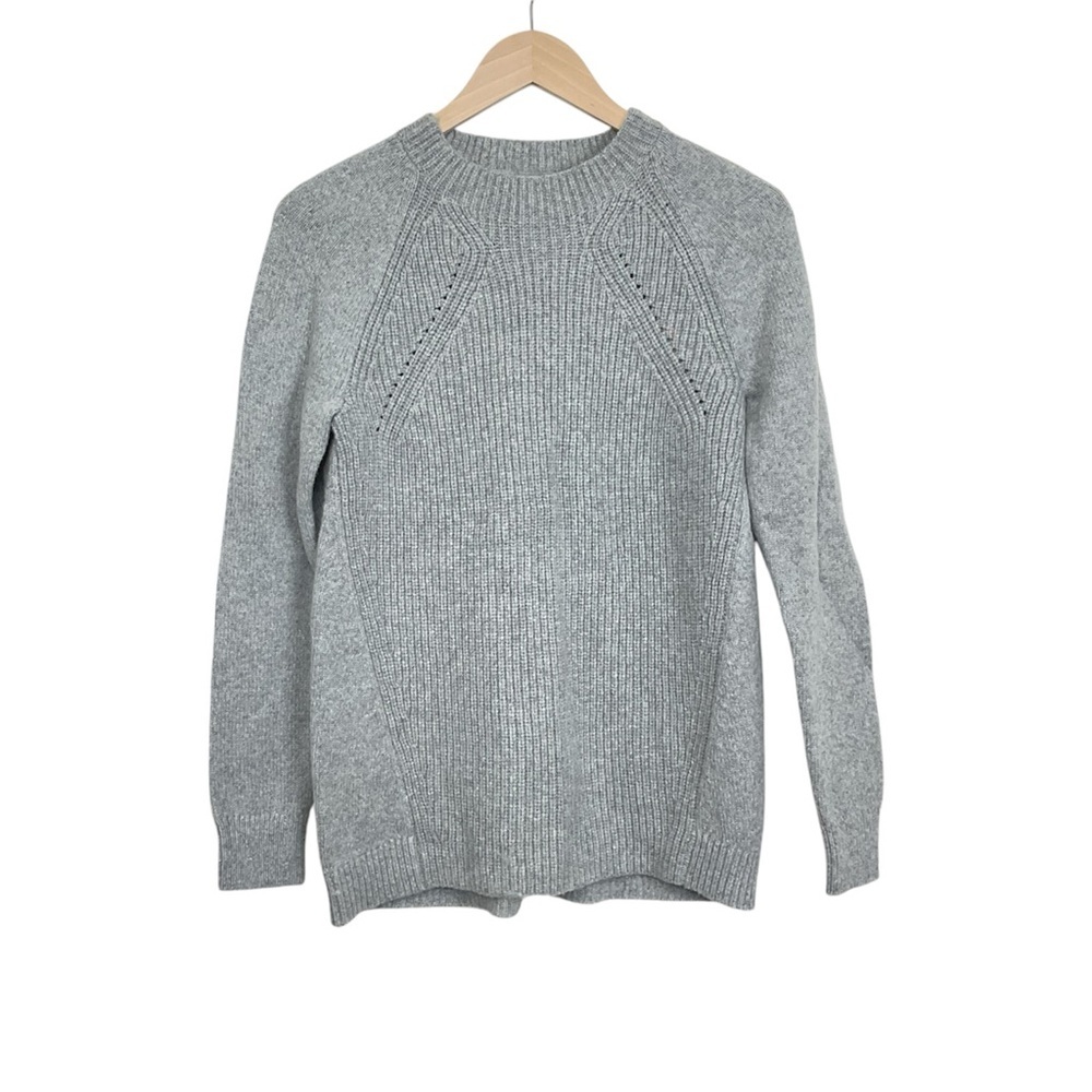 Ann Taylor Loft Gray Wool Alpaca Sweater XS